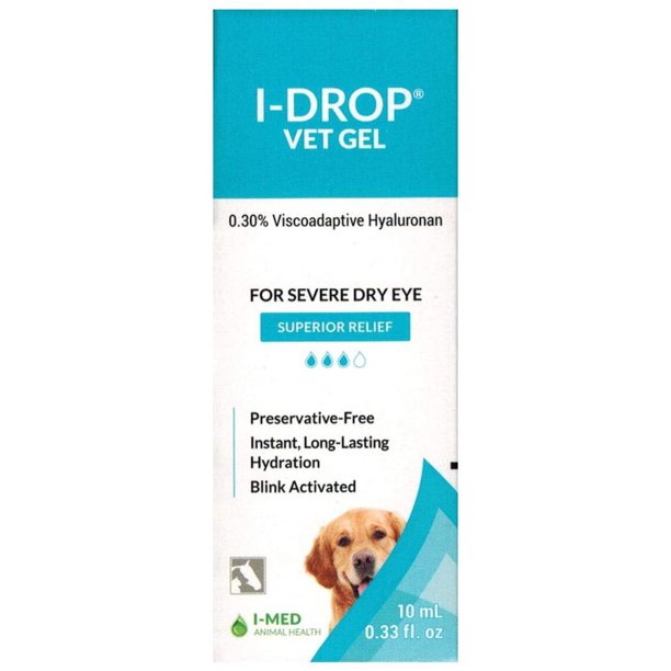 I-DROP VET GEL 0.3% Hyaluronan/Preservative Free 10ml 04/23