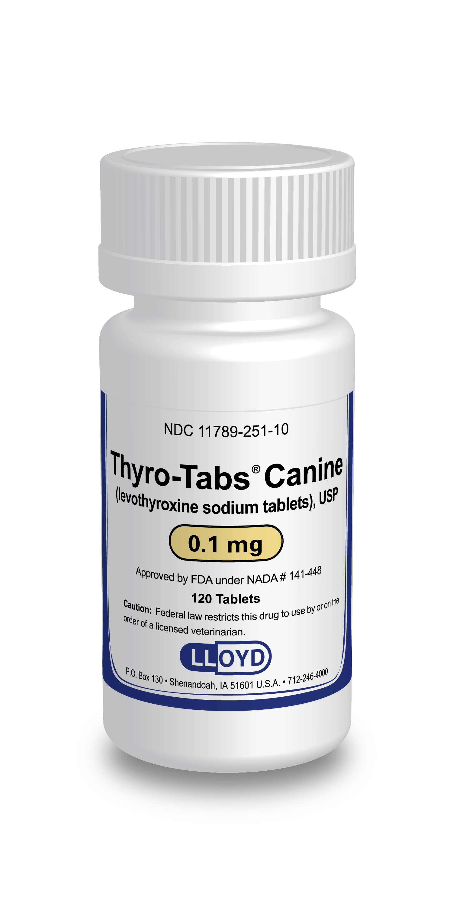 THYRO-TABS 0.1mg x 120 Tabs