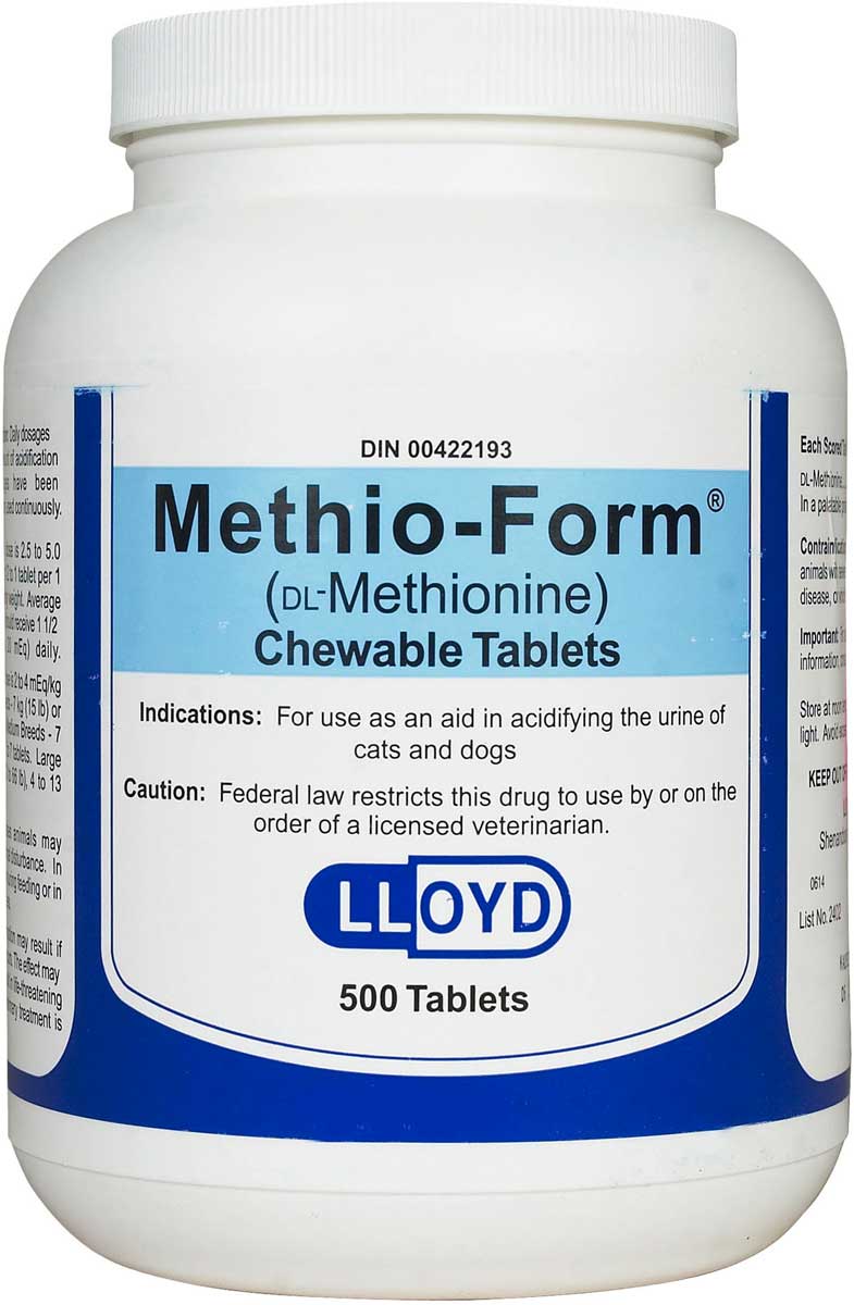 METHIOFORM TABS 500/BTLE DL-METHIONINE 500MG