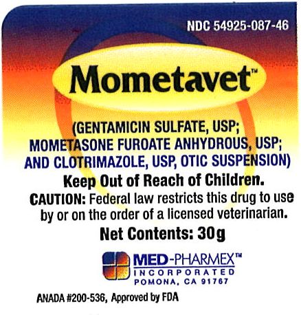 MOMETAVET OTIC 30GM  (generic MometaMax)  exp 8/23