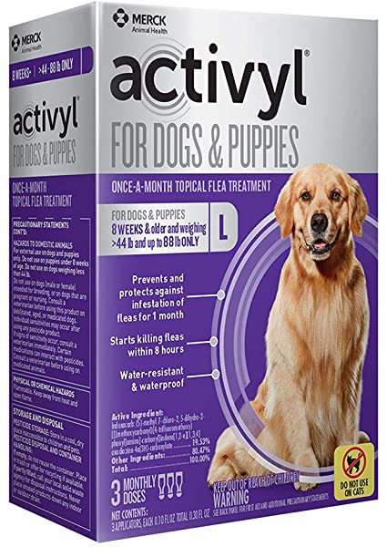 ACTIVYL LARGE DOG 6X3.08ML 44-88LBS