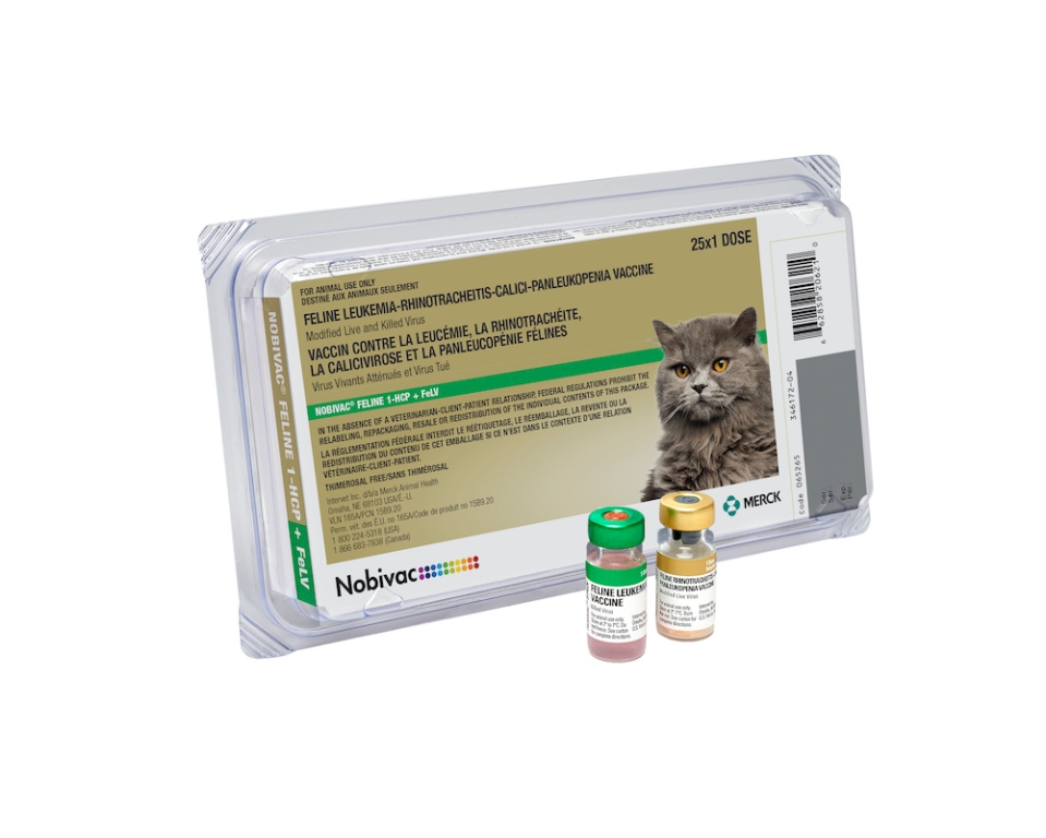 NOBIVAC FELINE 1-HCP+FeLV  25/TRAY