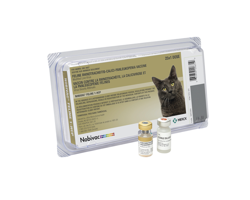 NOBIVAC FELINE 1-HCP 25/TRAY  *COLD*