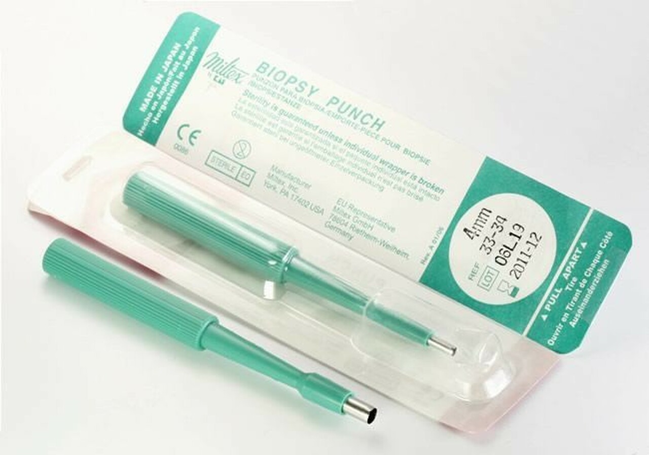 BIOPSY PUNCH 4MM EACH  DISPOSABLE