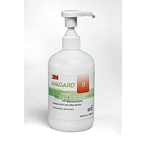 3M AVAGARD D INSTANT HAND ANTISPETIC/MOISTURIZER 16.9OZ 9222