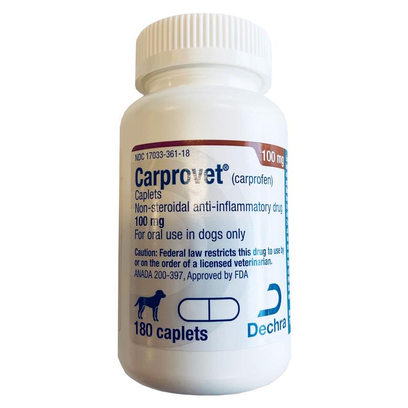CARPROVET CAPLETS 100MG X 180CT